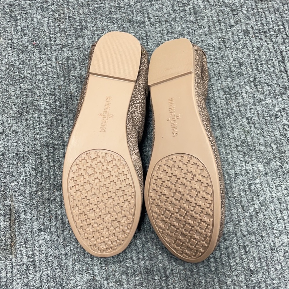 Minnetonka Brown Ballerina flats (2914) - Picture 5 of 8